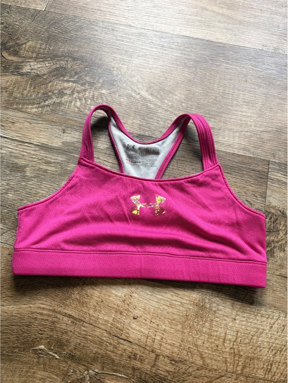 Youth Under Armour Pink Sports Bra Size XS